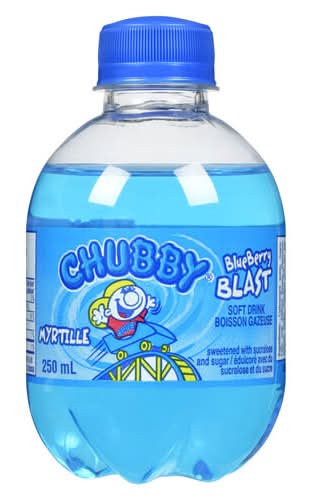 Chubby Soft Drink, Blueberry Blast (250 ml)