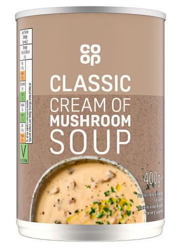Co-op Cream Of Mushroom Soup 400G