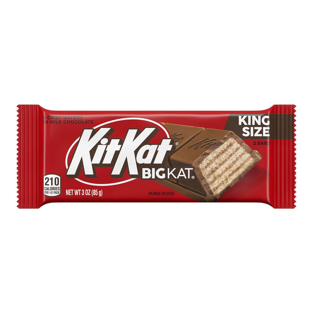 KitKat Big Kat, Milk Chocolate King Size Wafer Bar (3 oz)