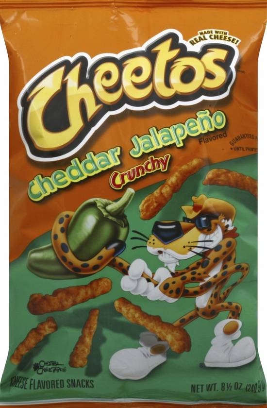 Cheetos · Cheddar Jalapeno Flavored Crunchy Cheese Snacks (8.5 oz)