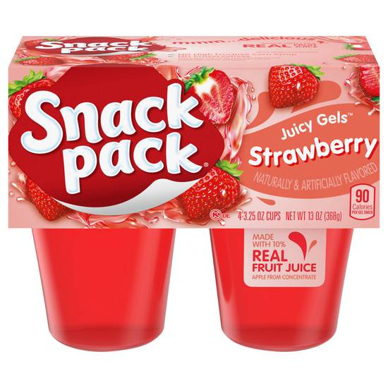 Snack pack Strawberry Juicy Gels