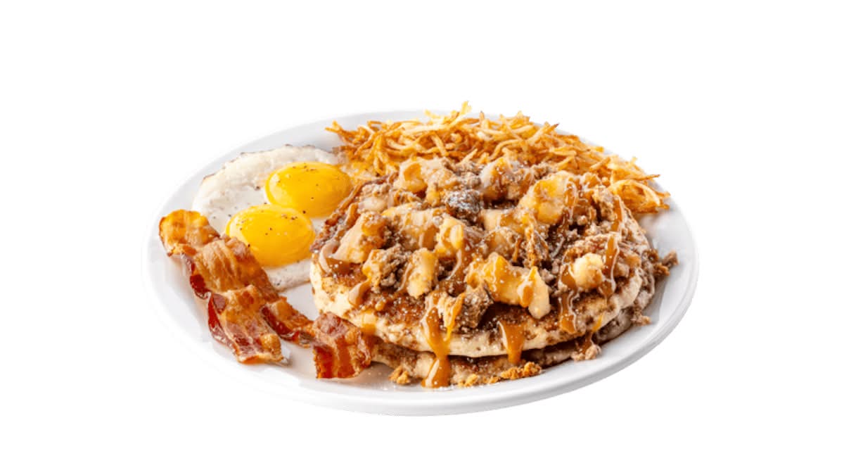 Cinnamon Apple Crisp Pancake Slam