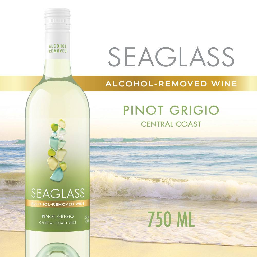 SeaGlass Non-Alcohol Pinot Grigio Wine (750 ml)