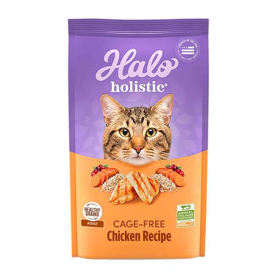 HALO® HOLISTIC ADULT CAT HEALTHY GRAINS CAGE-FREE CHICKEN 1.3 KG