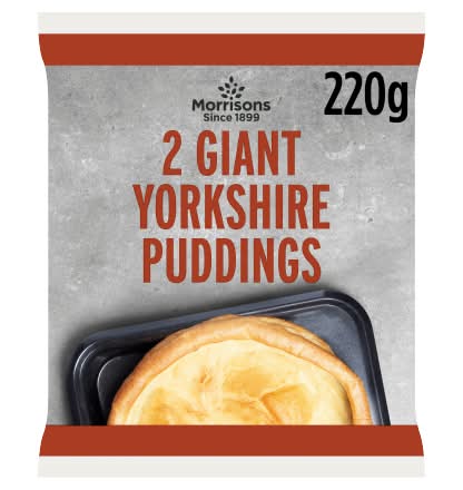 Morrisons Giant Yorkshire Puddings (2 pack)