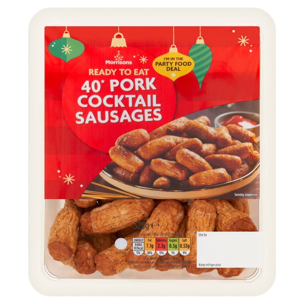 Morrisons Pork Cocktail Sausages (40 pack)