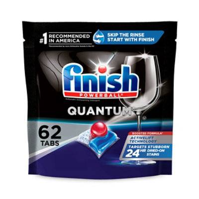 Finish Powerball Quantum Dishwasher Detergent Tabs