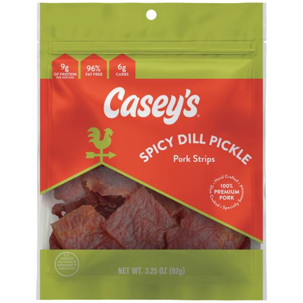 Casey's Spicy Dill Pickle Pork Strips 3.25oz