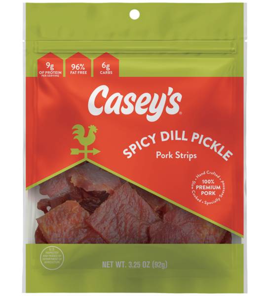 Casey's Spicy Dill Pickle Pork Strips (3.25 oz)
