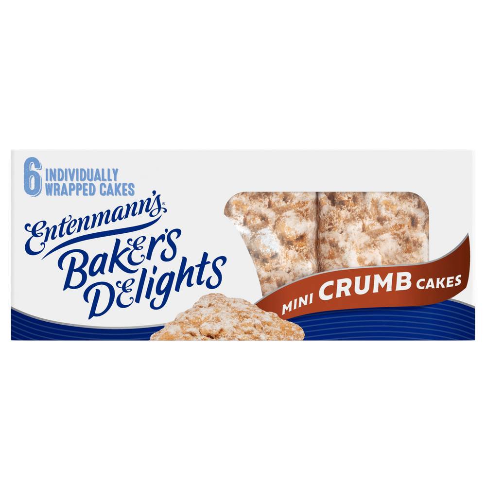 Entenmann's Bakers Delights Minis Crumb Cake (12.3 oz)