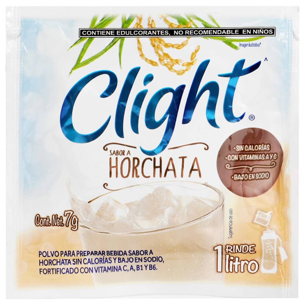 Clight polvo para preparar bebida sabor a horchata (sobre 7 g)