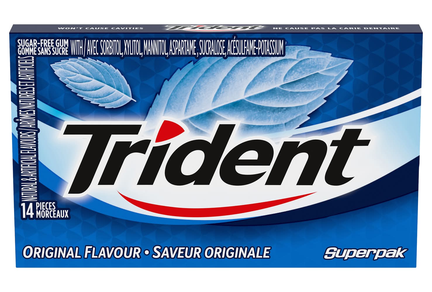 Trident Original Sugar Free Gum (14 ct)