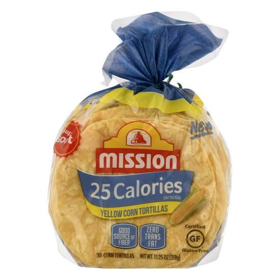 Mission 25 Calories Yellow Corn Tortillas