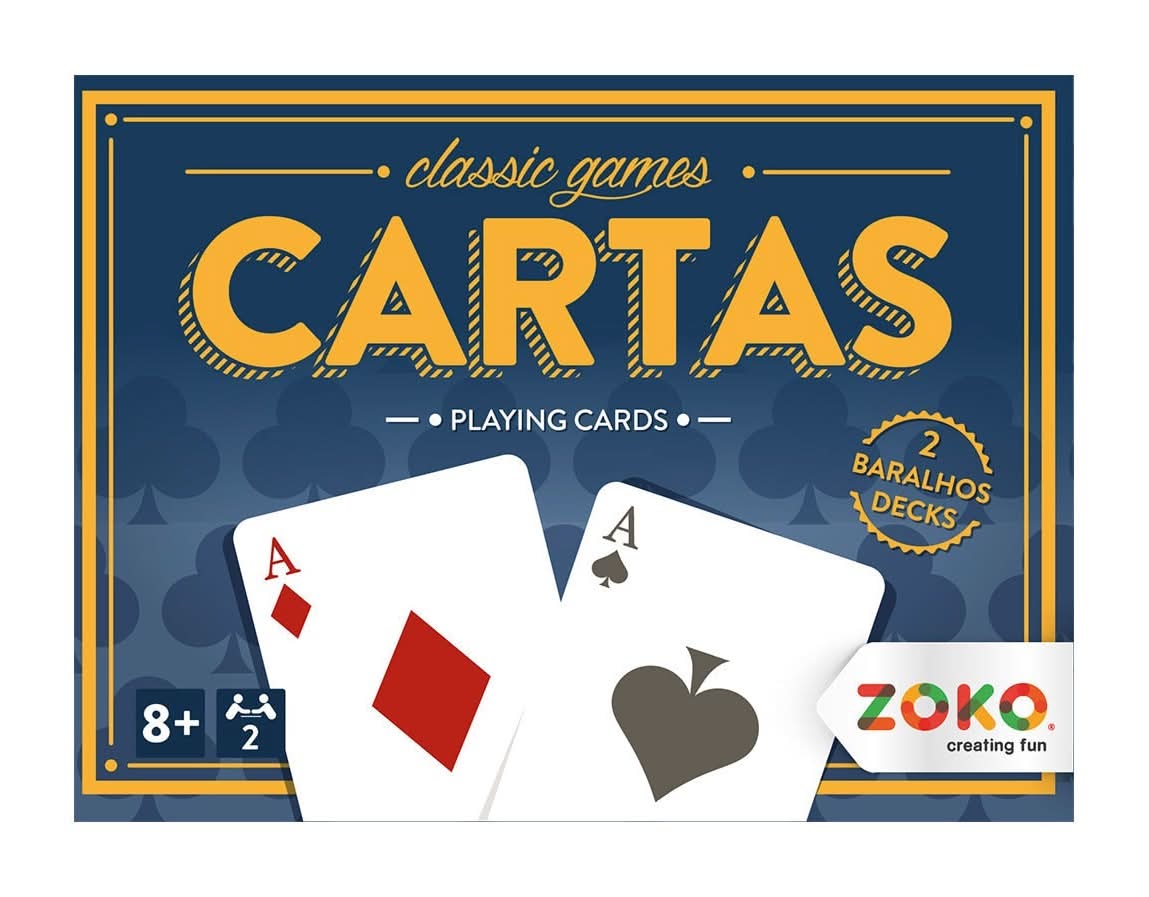 Zoko - Caixa 2 Baralhos Cartas