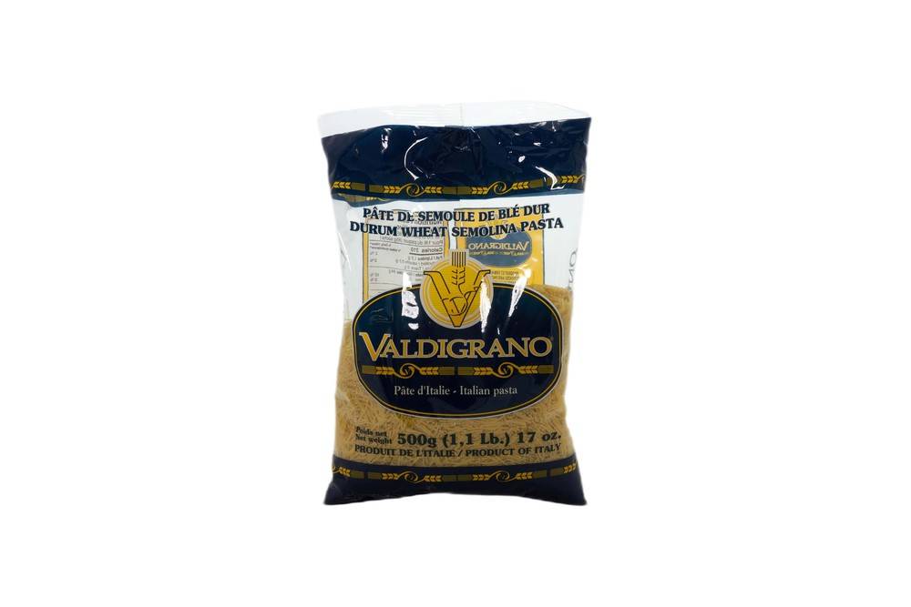 Valdigrano pâte vermicelli cut (500 g) - vermicelli cut pasta (500 g)