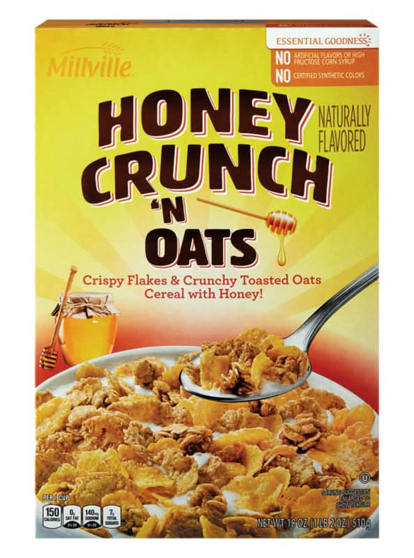 Millville Honey Crunch 'N Oats (18 oz)