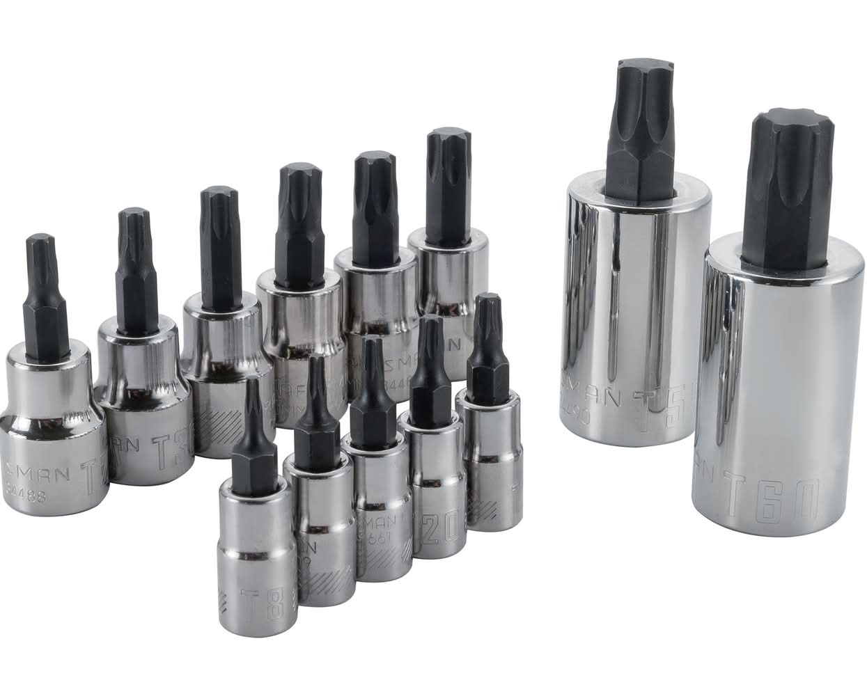 Craftsman 1/4 And 3/8 In. Drive Torx Bit Socket Set 13 Pc