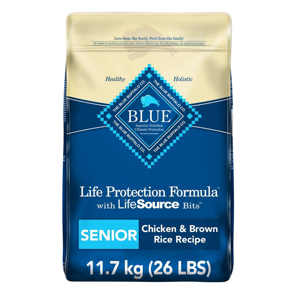 Blue Buffalo® Life Protection Formula™  Senior Dry Dog Food - Natural, Chicken (Size: 26 Lb)
