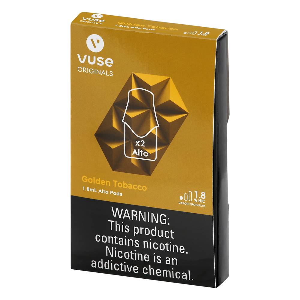 Vuse Golden Tobacco Alto Pods Delivery Near Me | Order Online