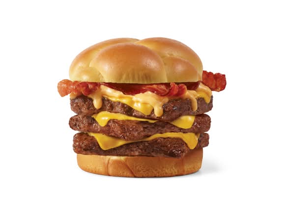 Cheesy Bacon Cheeseburger, Triple
