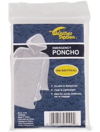 Emergency Rain Poncho
