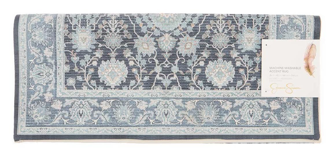 Jessica Simpson 24x72 Rug Kaveh Navy 1ct