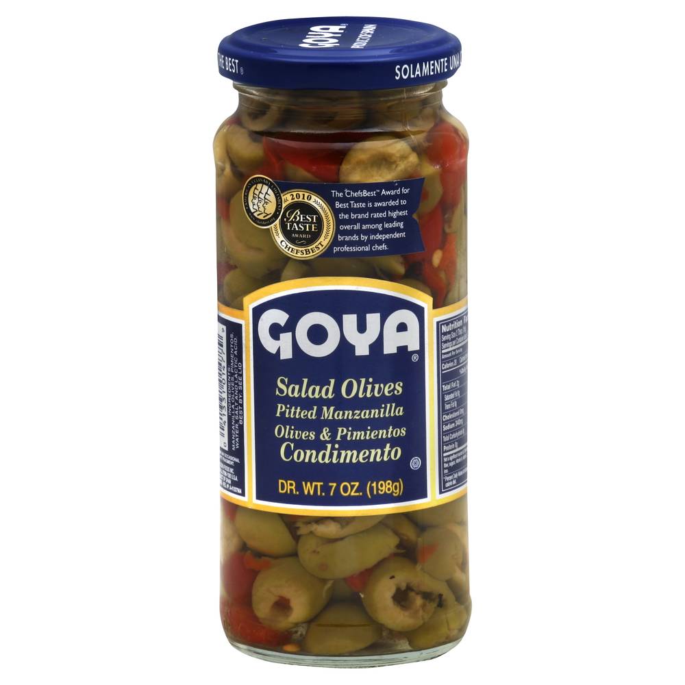 Goya Pitted Manzanilla Salad Olives