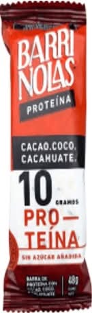 Barrinolas · Proteína barra con 10 g de proteína sin azúcar, suritdo (48 g)