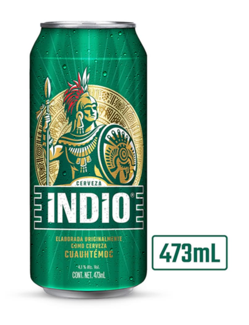 Indio · Cerveza oscura estilo lager (473 ml)