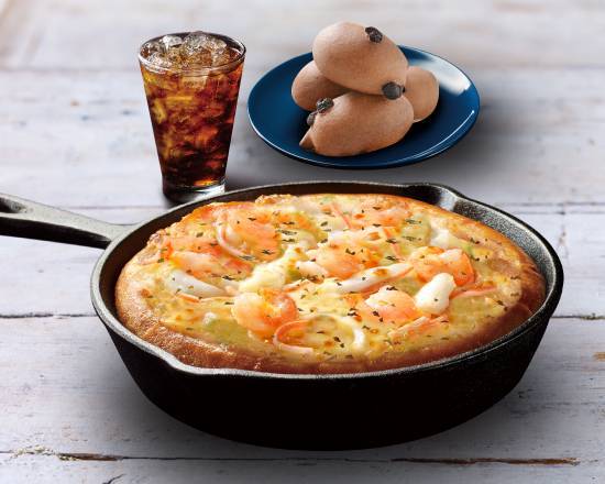 海鮮比薩獨享餐 Seafood Pizza Exclusive Meal【Personal Combo】