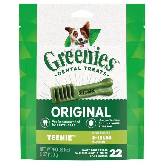 Greenies Teenie Daily Original Dental Treats (22 ct)