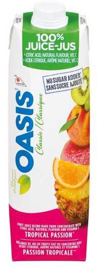 Oasis passion tropicale/Tropical Passion 960ml