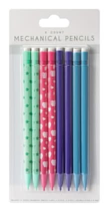 Mechanical Pencils 8-Pack Stars