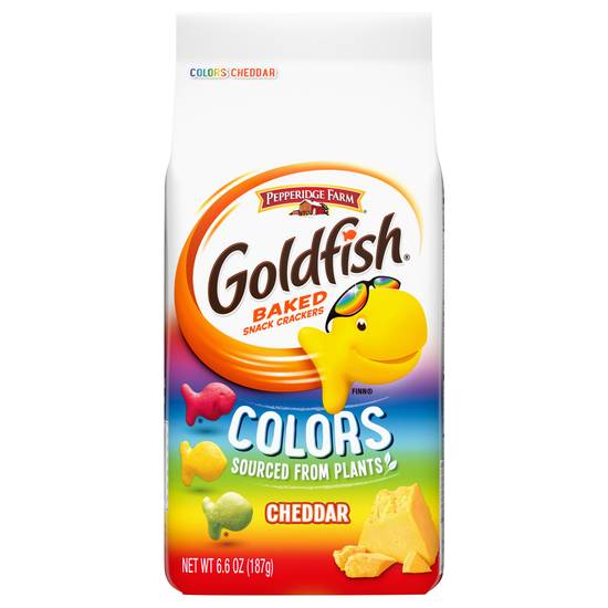 Pepperidge Farm Goldfish Colors Baked Cheddar Snack Crackers