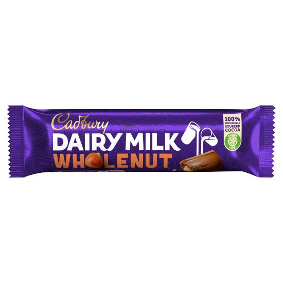 Cadbury Dairy Milk Whole Nut Chocolate Bar (45g)