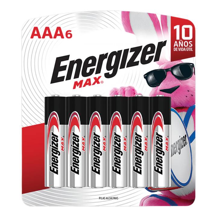 Energizer pilas alcalinas aaa (Pack 6 piezas)