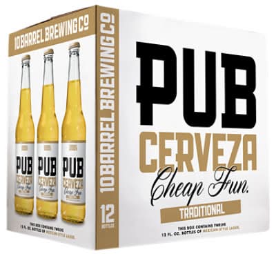 10 Barrel Pub Cerveza 12 In Bottles - 12 Fl. Oz.