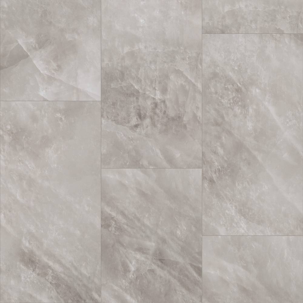 SMARTCORE Jasper Onyx Gray Stone Look 1-mil x 12-in W x 24-in L Waterproof Interlocking Luxury Vinyl Tile Flooring (15.5-sq ft/ Carton) | LX94005158