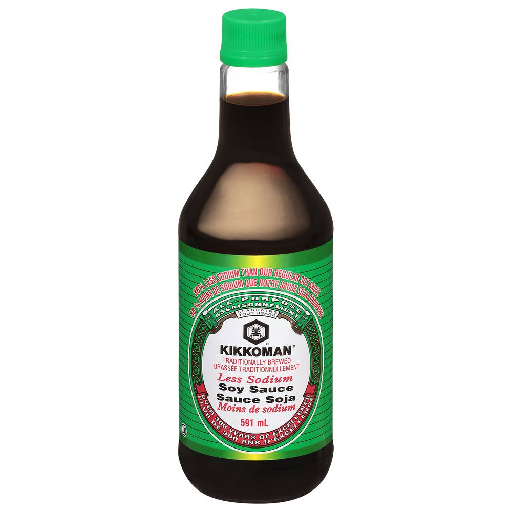 Kikkoman 38% Less Sodium Soy Sauce