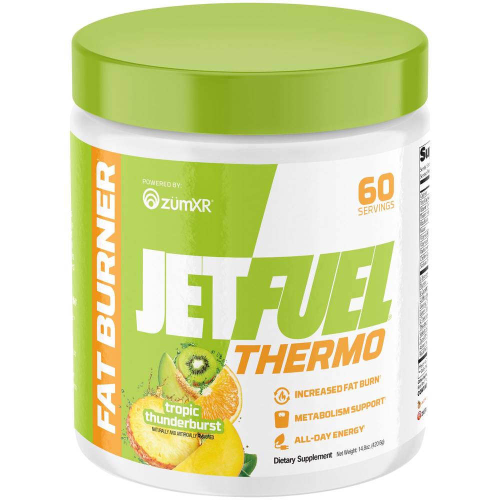Jetfuel Thermo - All-Day Energy And Metabolism Support - Tropic Thunderburst (14.8 Oz;. / 60 Servings)