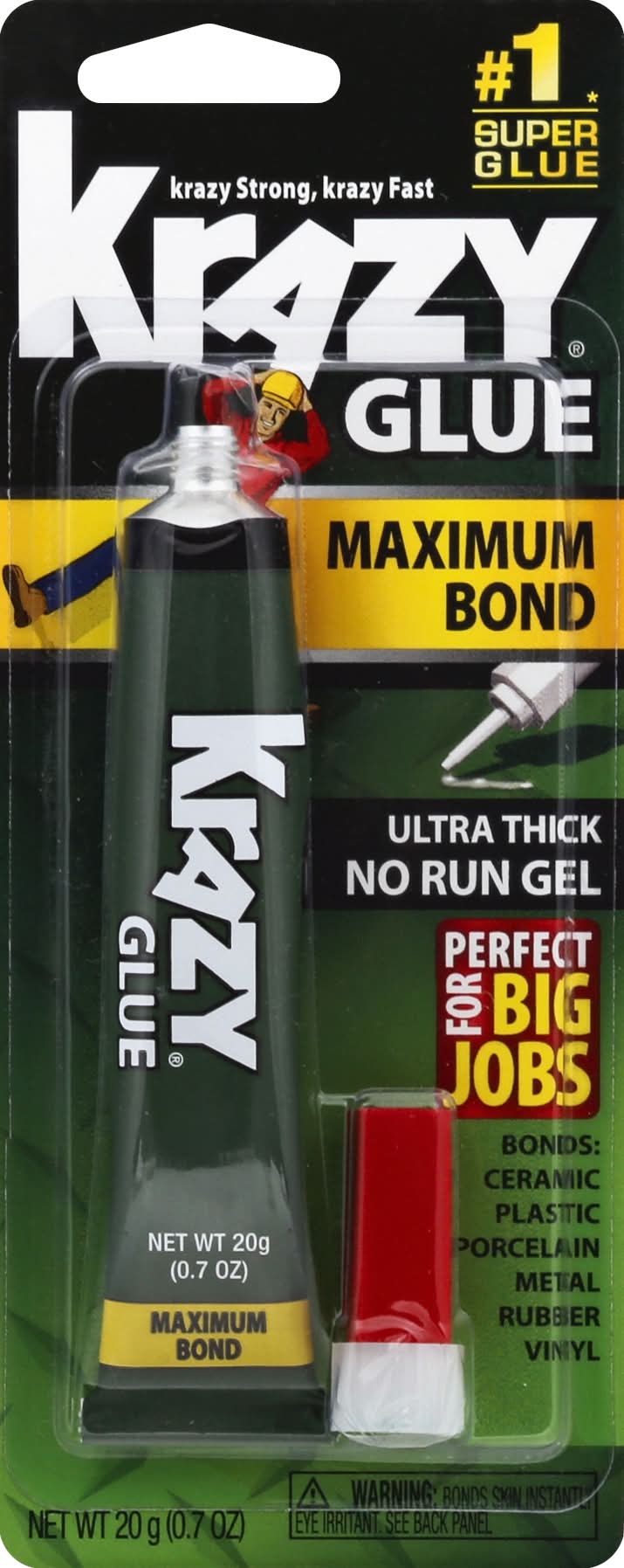 Krazy Glue Maximum Bond Ultra Thick Gel (20 g)