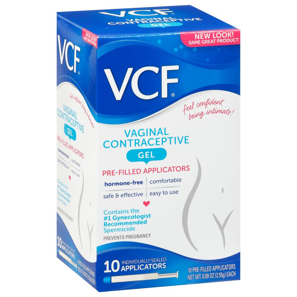 VCF Vaginal Contraceptive Gel Pre-Filled Applicators (0.09 oz, 10 ct)