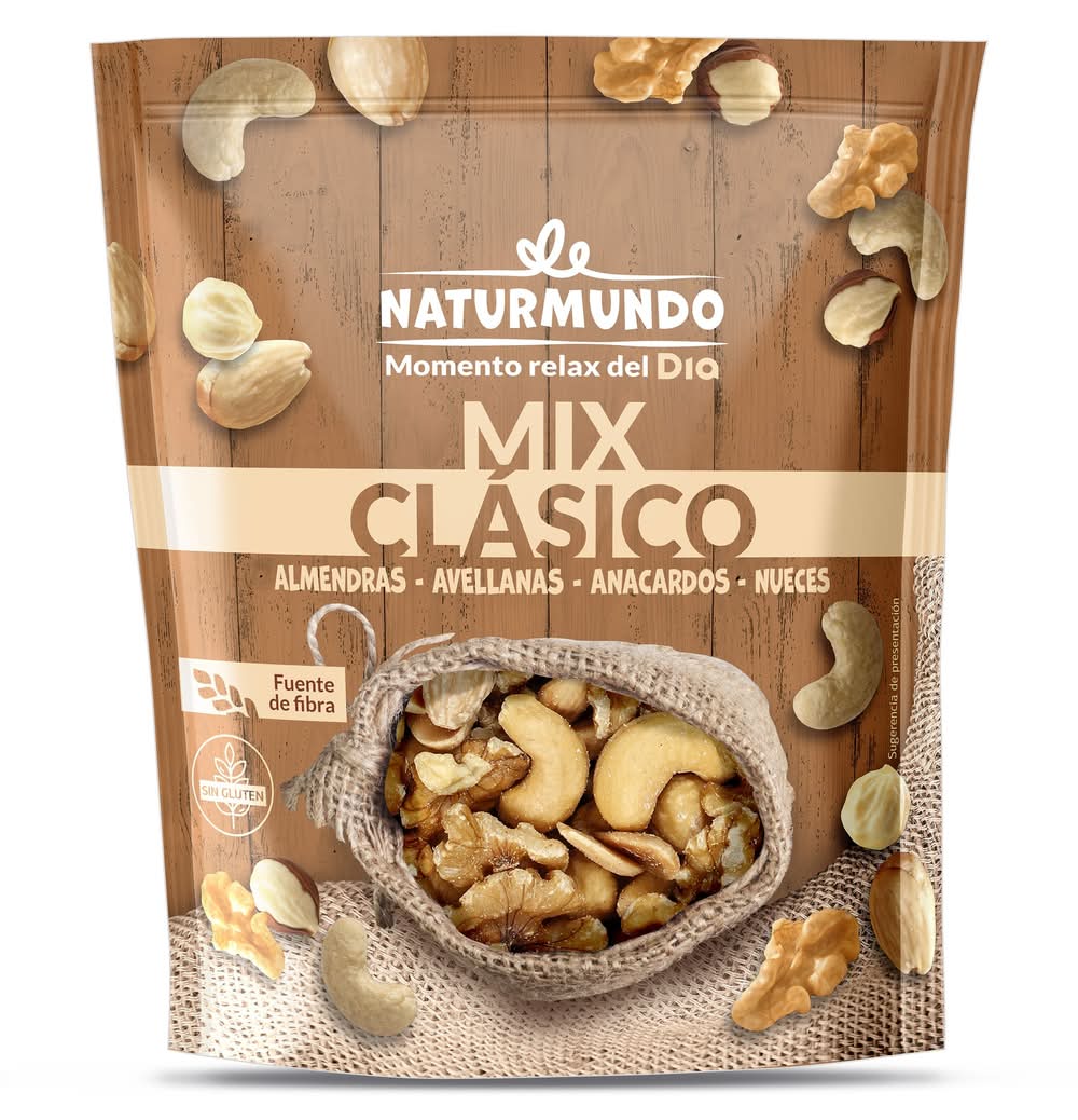 Mix De Frutos Secos Clásico Naturmundo De Dia Bolsa 200 G