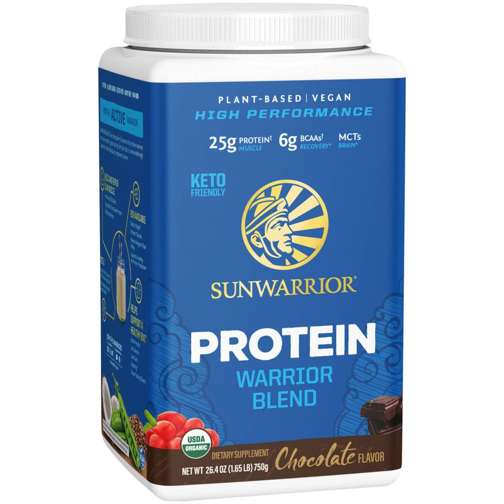 Sunwarrior Plant-Based Protein Blend, Chocolate (26.4 oz)