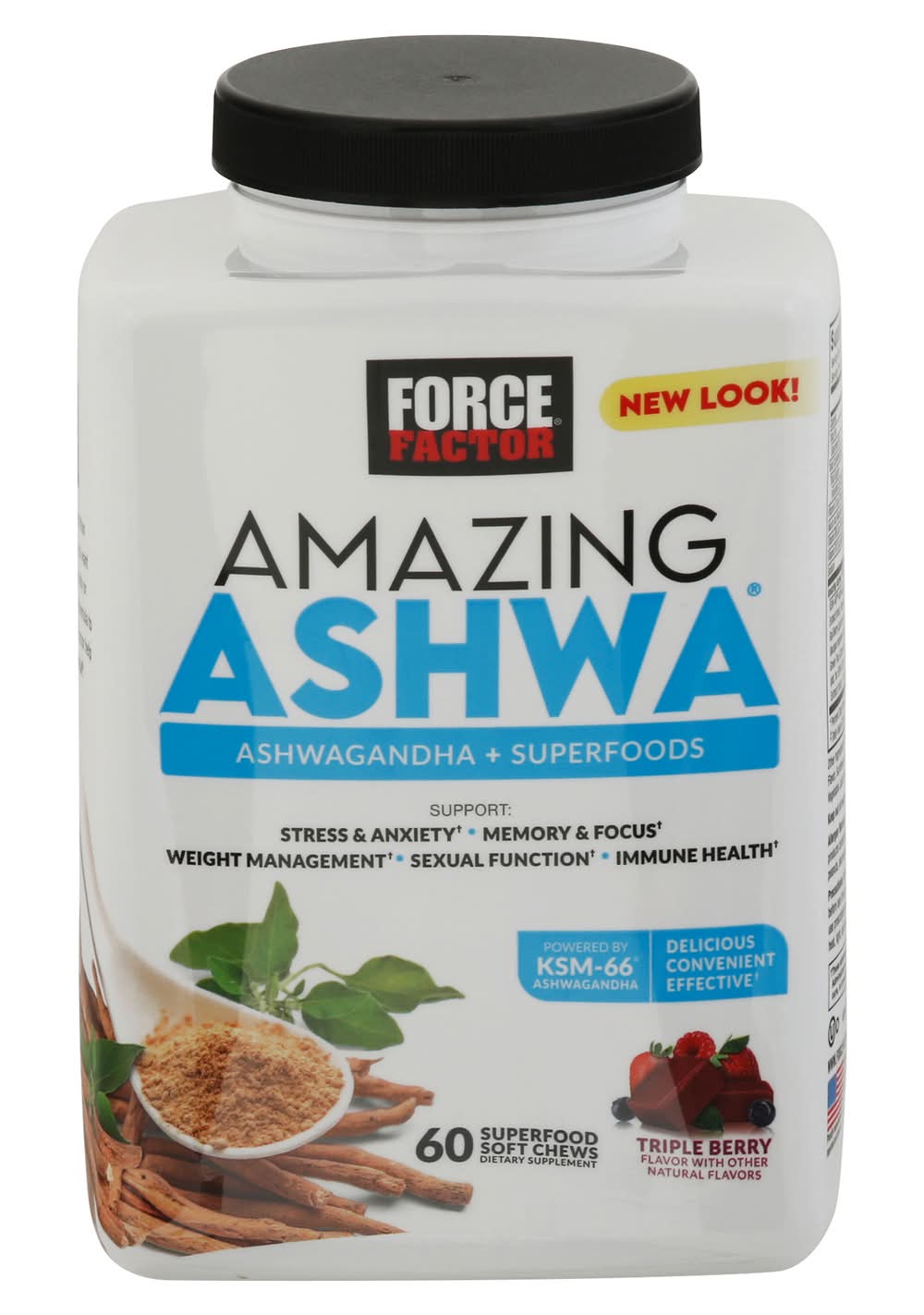 Force Factor Triple Berry Amazing Ashwa (0.76 lbs)