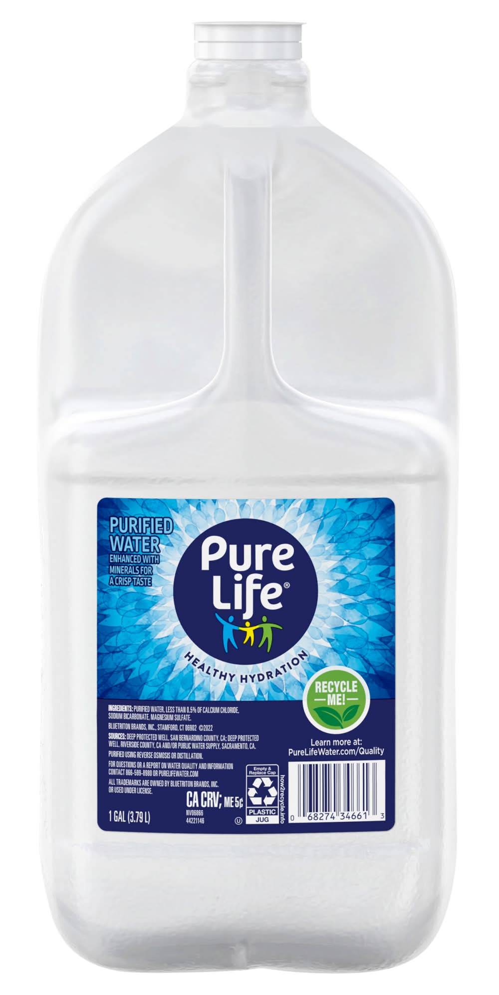 Pure Life Purified Water (3.79 L)