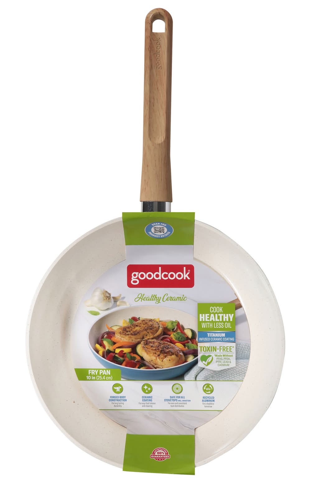 GoodCook Healthy Ceramic Fry Pan, 12 in