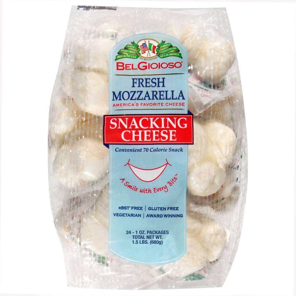 BelGioioso Fresh Mozzarella Snack packs (24 x 1 oz)