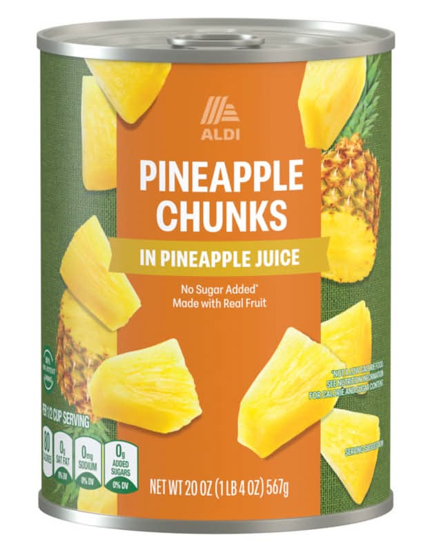 Sweet Harvest No Sugar Added Pineapple Chunks in Juice (20 oz)