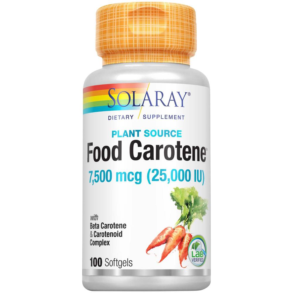 Food Carotene 25000 Iu - (100 Capsules)